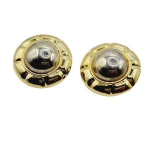 Vintage 80's Bold Runway Clip Earrings (A295)